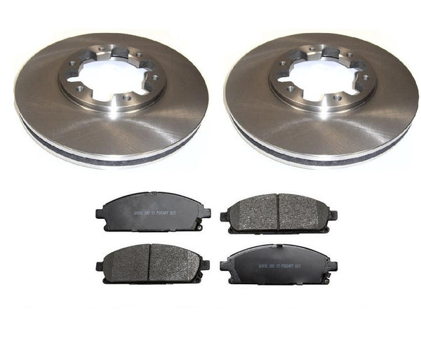 Fits Nissan Pathfinder 1996-1998 Front Disc Brake Rotors and Brake Pads