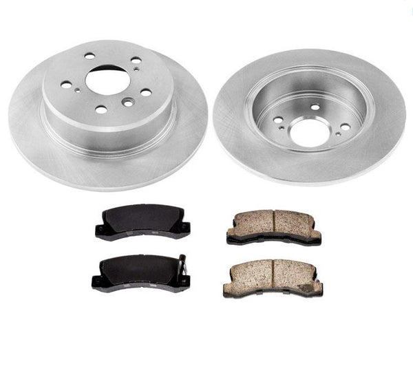 New Rear Brake Rotors & Ceramic Pads for Lexus RX300 4X4 All Wheel Drive 99-03