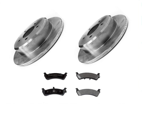 Rotores de freno trasero y pastillas de freno de cerámica para Ford Explorer 1995-2001