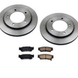 00-04 Tracker 99-04 Vitara (2) Front 55060 Brake Rotors & CD556 Ceramic Pads