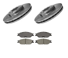 Front Brake Rotors & Ceramic Brake Pads for Ford Windstar Van 1999-2003