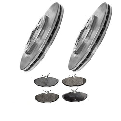 Rotores de freno trasero y pastillas de freno de cerámica para Jaguar Type S 3.0L Thunderbird 00-06