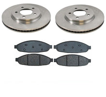 04-08 Pacifica (2) 53019 Front Disc Brake Rotor & Ceramic Front Brake Pads