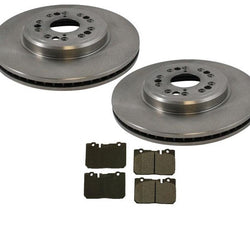 Front Brake Rotor & Ceramic Pads Kit Rotors for Lexus LS400 1995-2000