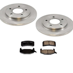 Fits For 88-94 Grand Prix 88-93 Regal Rear Brake Disc Rotors With Ceramic Pads