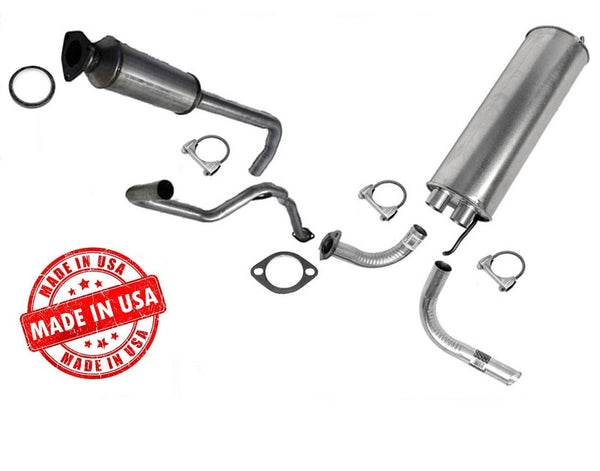 100% New Muffler Exhaust System for 97-2007 Chevrolet Malibu 3.1L V6 Made in USA