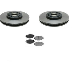 Para 92-00 Lexus SC400 99-00 SC300 (2) Kit de pastillas de rotor de freno delantero 