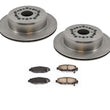 92-00 SC400 99-00 SC300 93-97 GS300 Lexus (2) Rear Disc Brake Rotor & Pads
