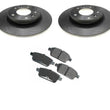 2006-2009 Mazda 6 (2) Rear Disc Brake Rotors & Ceramic Rear Pads