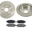 Fits 1995-1998 Lexus SC300 Rear Disc Brake Rotors & Semi-Metallic Brake Pads