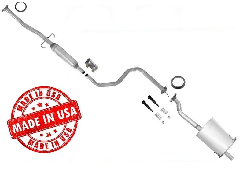 for 1992 1993 Honda Civic 1.5L DX 3DR HATCHBACK Muffler Resonator Exhaust System