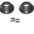 Fits 99-04 F350 Super Duty With DUAL REAR WHEELS Rears Brake Disc Rotors & Pads