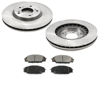 Balanced Front Disc Brake Rotors & Ceramic Pads Fits for Honda S2000 2000 2009