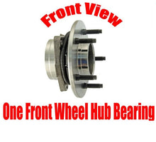 (1) FRONT Wheel Bearing & Hub for 4 Wheel Drv 4W ABS 5Std 97-99 F150