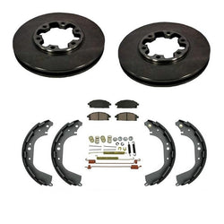 Fits 1996-1998 Nissan Pathfinder Front Brake Rotors & Pads & Brake Shoes