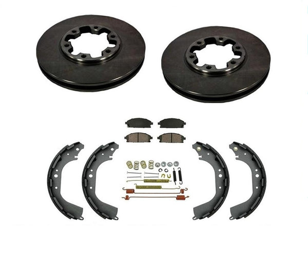 Fits 1996-1998 Nissan Pathfinder Front Brake Rotors & Pads & Brake Shoes