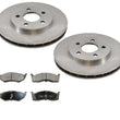 Fits for 96-00 Caravan 2.4 3.0 14 Inch Rims W/ 10" Frt Disc Brake Rotor Pads 3pc