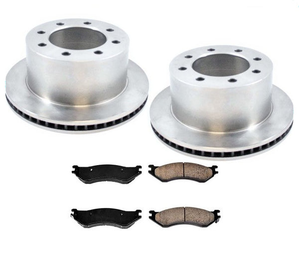 Rear Brake Rotors & Brake Pads for Dodge Ram Pick Up 2500 3500 2001-2002