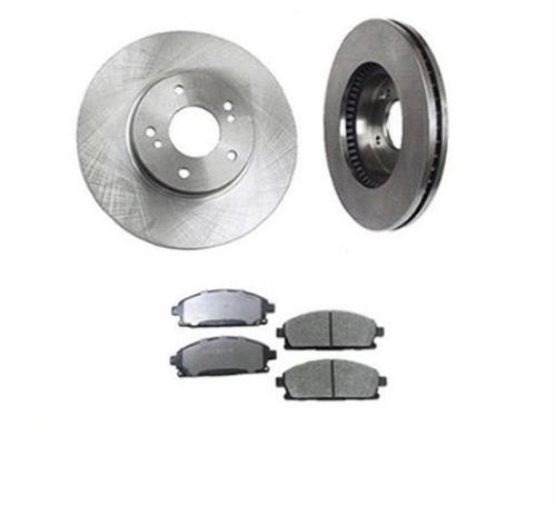 (2) Rotores de disco de freno delantero y pastillas de cerámica Xtra Duty para Infiniti Q45 97-01