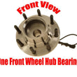 ONE Front Hub Wheel Bearing for Ford F250 99-04 Super Duty Single Rear Wheel 4x4