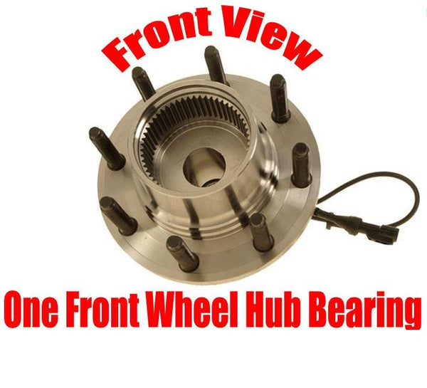 ONE Front Hub Wheel Bearing for Ford F250 99-04 Super Duty Single Rear Wheel 4x4