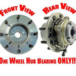 Para 2000-04 F350 4 ruedas motrices/rueda trasera doble/cubo de rodamiento de rueda ABS de 4 ruedas