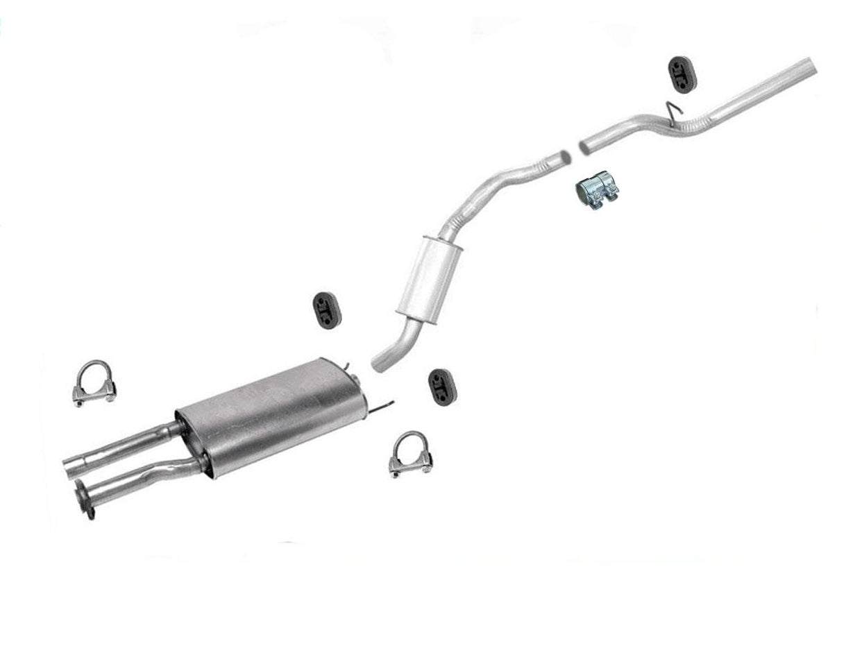 Exhaust Dual Inlet Muffler for Ford Explorer 97-11/08/99 Vin E 4.0L 4 DOORS