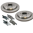 Rear Brake Rotors & Ceramic Pads for 2003-2006 Lincoln Navigator Ford Expedition