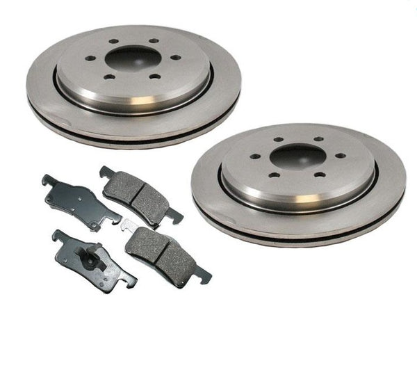 Rear Brake Rotors & Ceramic Pads for 2003-2006 Lincoln Navigator Ford Expedition