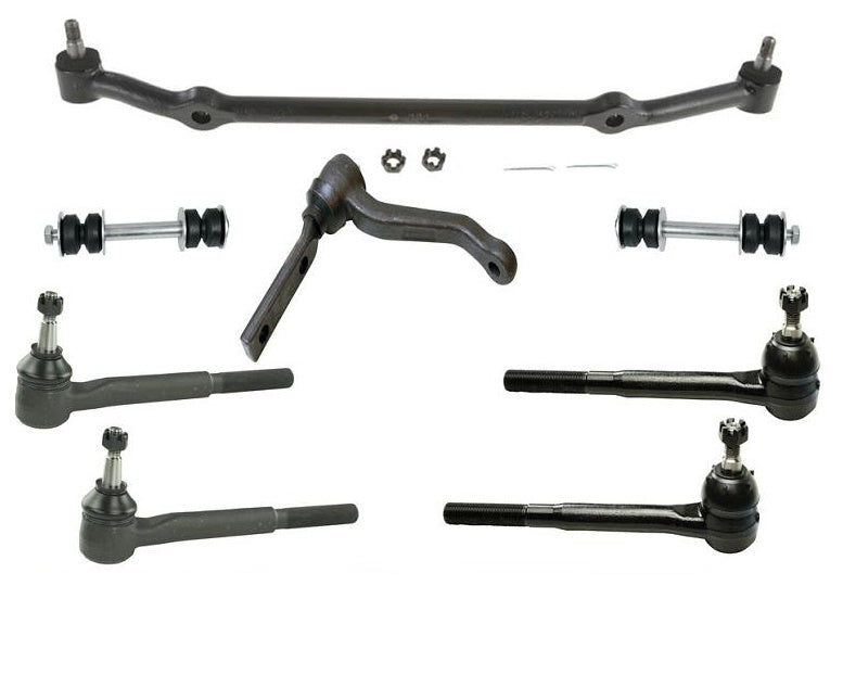 10 Pc Chassis Kit Center Link Idler Arm Sway Bar Tie Rod 78-88 Monte Carlo