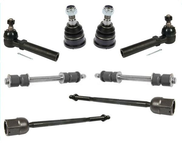For 96-2004 Ford Mustang Ball Joint Joints Tie Rod Rods Stabalizer Links 8Pc