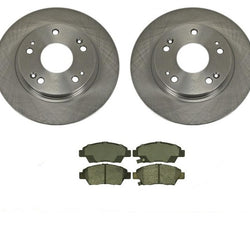 Fits 11-15 Honda CR-Z Front Brake Rotor Rotors & Ceramic Pads 31311 CD1394