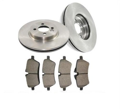 For 07-12 Mini Cooper HatchBack 259MM Rear Brake Disc Rotors & Ceramic Pads