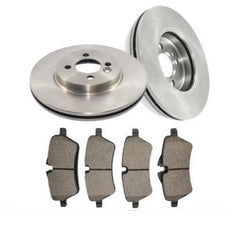 Para 07-12 Mini Cooper HatchBack 259MM Rotores de disco de freno trasero y pastillas de cerámica