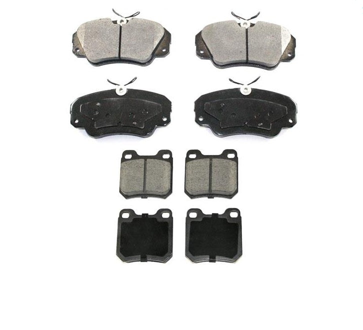 for 1997-2001 Catera Dash4 Ceramic Quiet Stop Front & Rear Brake Pads 2 Sets