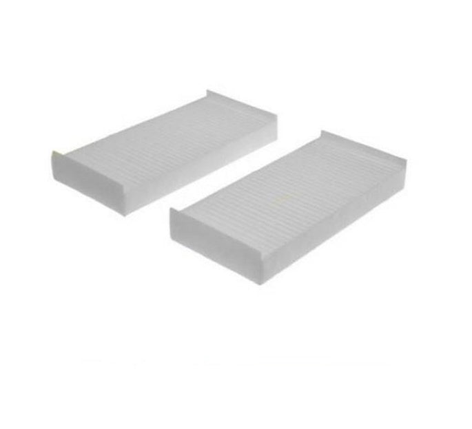 2 filtros de aire de cabina 100% nuevos que caben detrás de la guantera para Mercedes S500 00-06