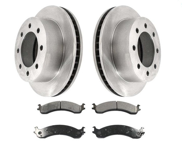 00-02 Dodge Ram 2500 3500 Front Brake Rotors & Metallic Pads 5393 MD821