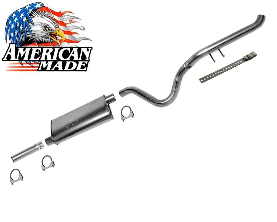 Tail Pipe With Dynomax Muffler Performance Exhaust for Dodge Durango 98-99