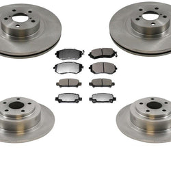 Se adapta a rotores de freno delanteros y traseros Subaru Baja TURBO 04-06 y con almohadillas de cerámica.