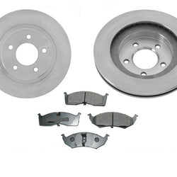 Front Brake Rotors & Ceramic Pads fits Dodge Intrepid 98-04