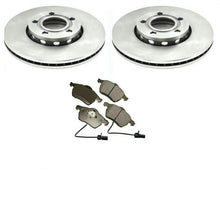 02-05 Audi A4 1.8 Base Front Wheel Drive Front 288mm Brake Rotors & Ceramic Pads