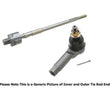 1979-1985 Mazda RX7 Inner & Out (2) Tie Rod Rods Ends 1Pr