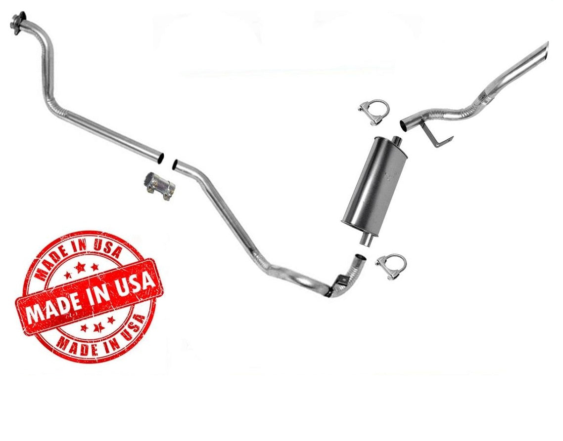 Compatible con el sistema de escape silenciador OE de Chevrolet Monte Carlo Grand Prix de 1984 a 1988.