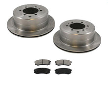 Rear Brake Rotors & Ceramic Pads for Toyota Landcruiser & Lexus LX450 1993-1997