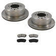 Rear Brake Rotors & Ceramic Pads for Toyota Landcruiser & Lexus LX450 1993-1997