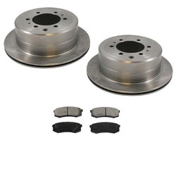 Rear Brake Rotors & Ceramic Pads for Toyota Landcruiser & Lexus LX450 1993-1997