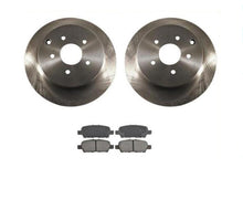 (2) REAR Disc Brake Rotor & Ceramic Brake Pads for a FX35 FX45 Murano Quest Van