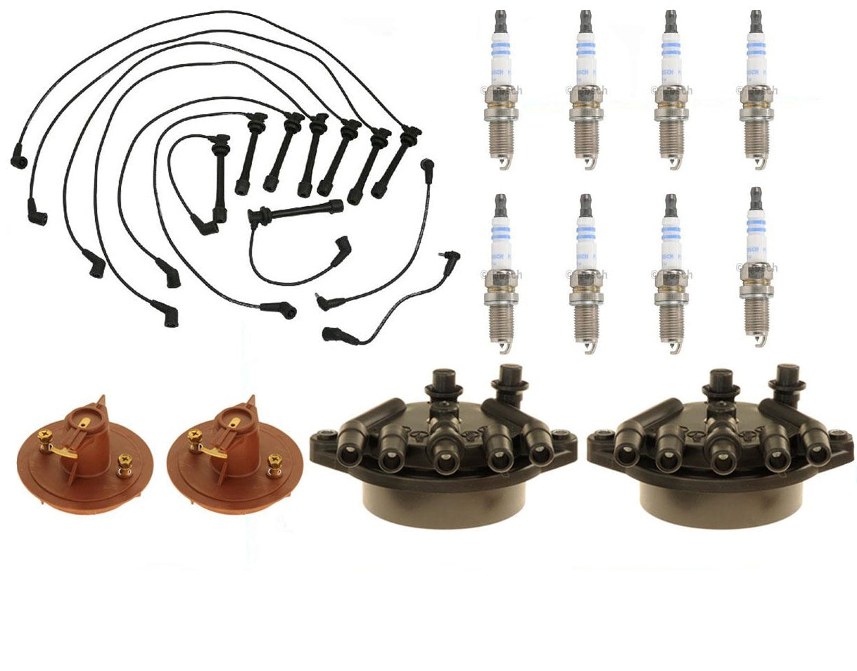 Spark Plug Ignition Wires Caps Rotors For Lexus SC400 LS400 1990 1991 1993 1994