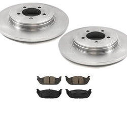Fits For 03-05 Fits Lincoln Aviator Rear Disc Brake Rotors & Pads