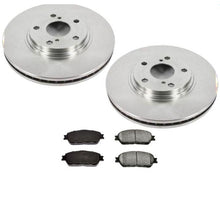Rotores de disco delantero Toyota Solara 2004-2008 y pastillas de freno de cerámica - Photo 1